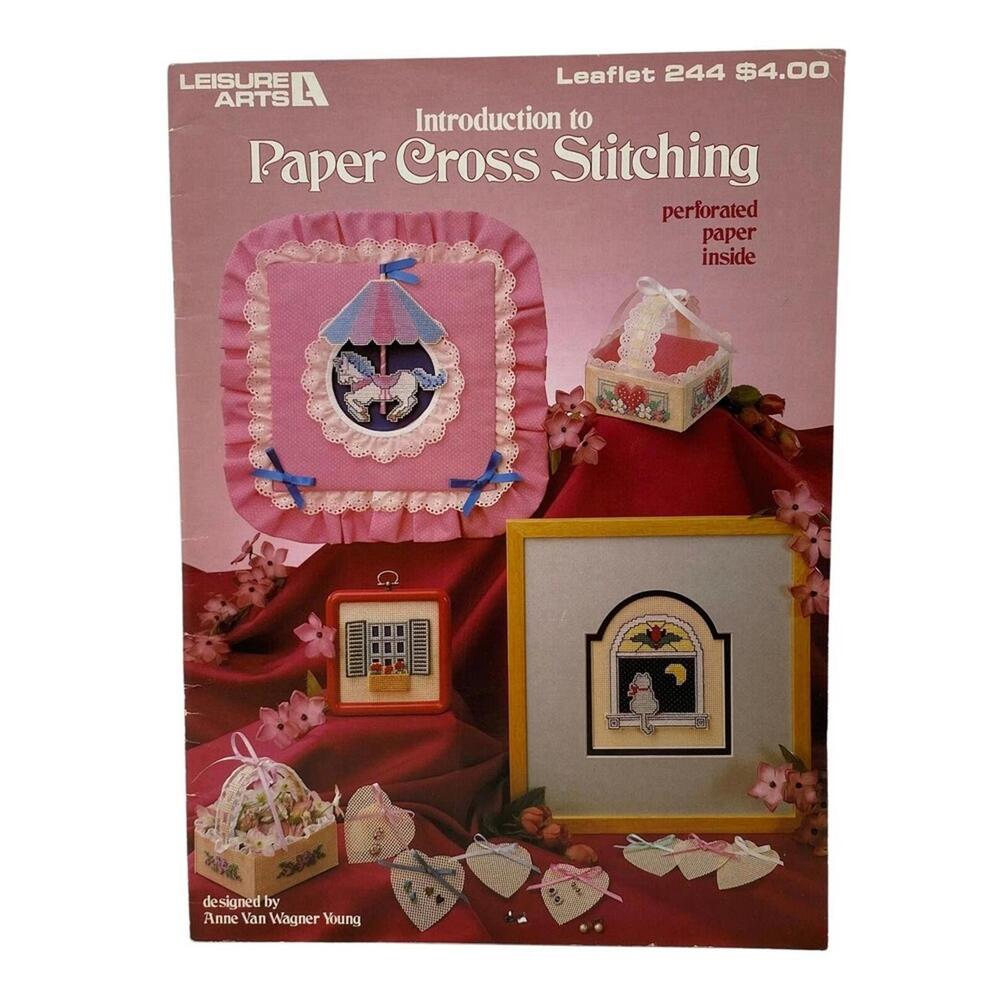 Introduction to Paper Cross Stitching Leisure Arts Cross Stitch Pattern 244